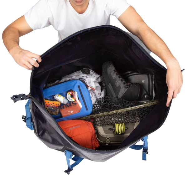 Simms Dry Creek Waterproof Duffel L 200L Inside Simms Dry Creek Waterproof Duffel L 200L Inside
